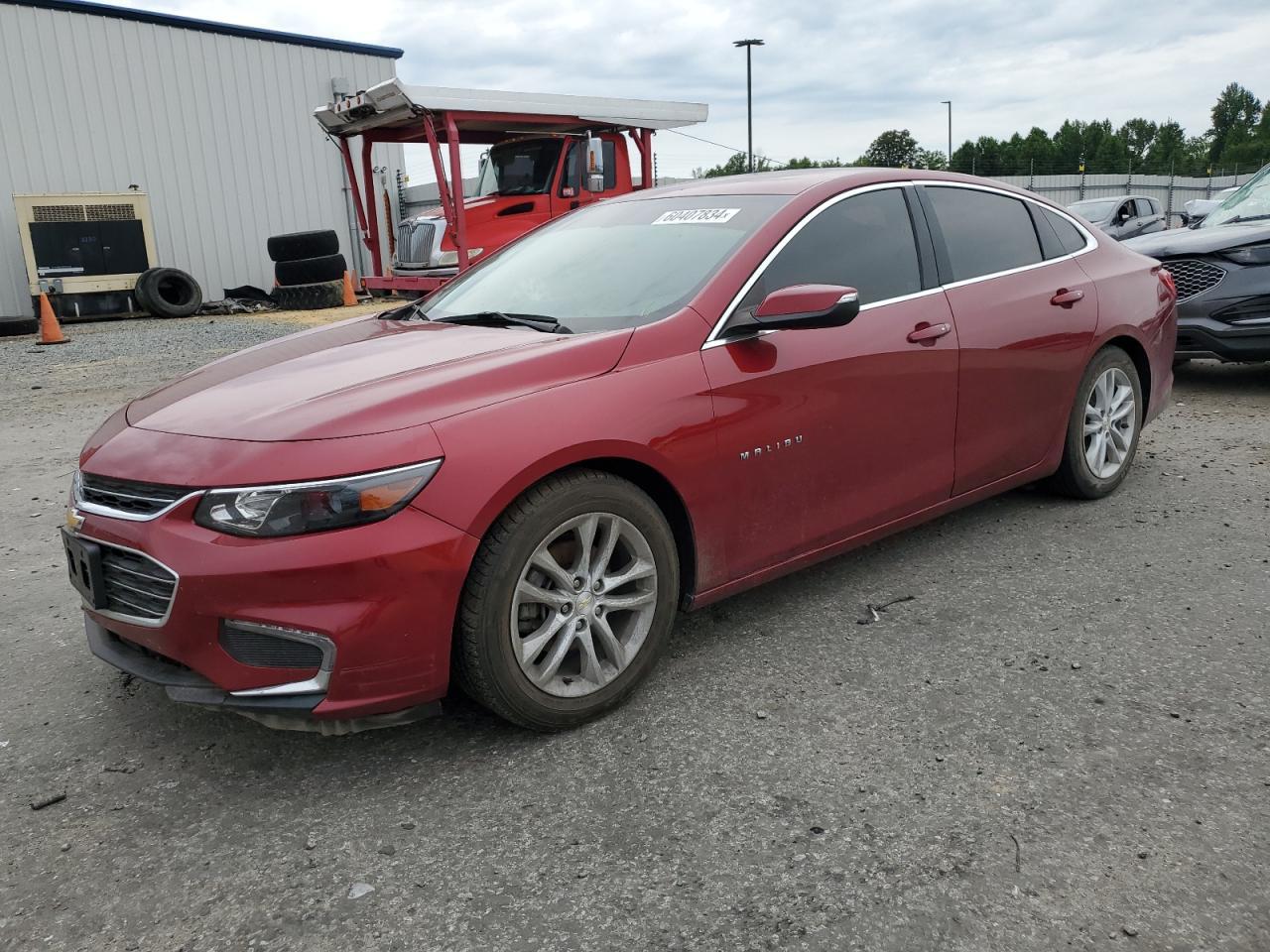 CHEVROLET MALIBU LT 2017 burgundy sedan 4d gas 1G1ZE5ST6HF211931 photo #1