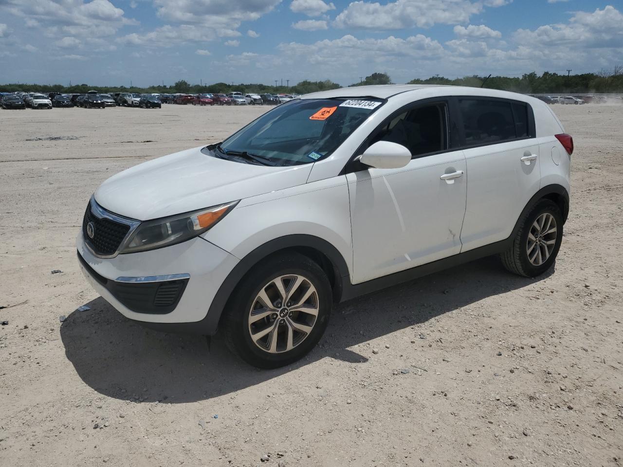 KIA SPORTAGE B 2014 white 4dr spor gas KNDPB3AC5E7597678 photo #1