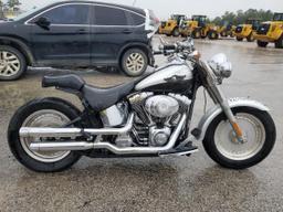 HARLEY-DAVIDSON FLSTF ANNI 2003 silver  gas 1HD1BMY403Y081535 photo #2