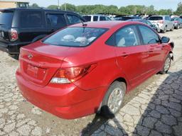 HYUNDAI ACCENT GLS 2013 red  gas KMHCT4AE0DU560990 photo #4