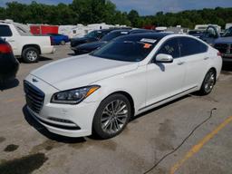 GENESIS G80 BASE 2017 white  gas KMHGN4JE7HU174133 photo #2