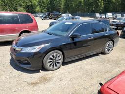 HONDA ACCORD TOU 2017 black  hybrid engine JHMCR6F71HC000317 photo #2