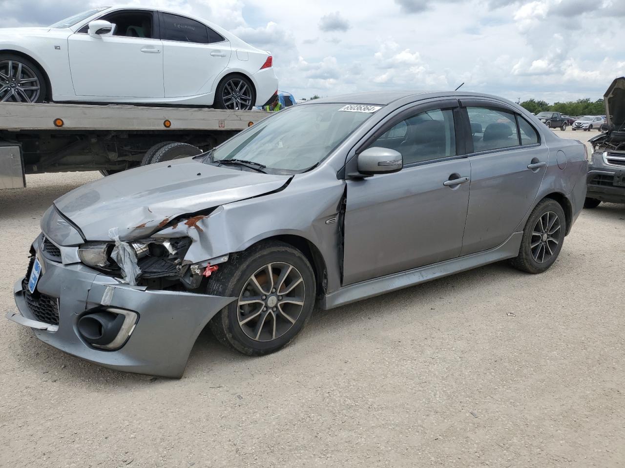 MITSUBISHI LANCER ES 2017 gray  gas JA32U2FU3HU004226 photo #1