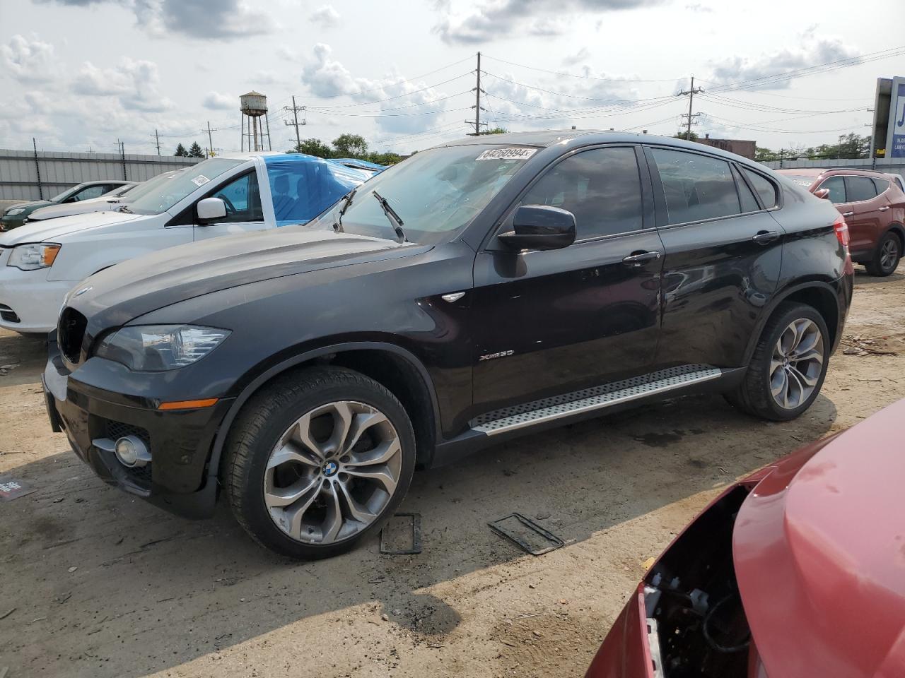 BMW X6 XDRIVE5 2011 black 4dr spor gas 5UXFG8C58BLZ96451 photo #1