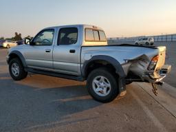 TOYOTA TACOMA DOU 2002 silver  gas 5TEGN92N22Z120382 photo #3