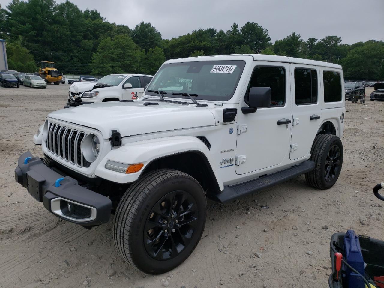 JEEP WRANGLER S 2024 white  hybrid engine 1C4RJXP66RW184975 photo #1