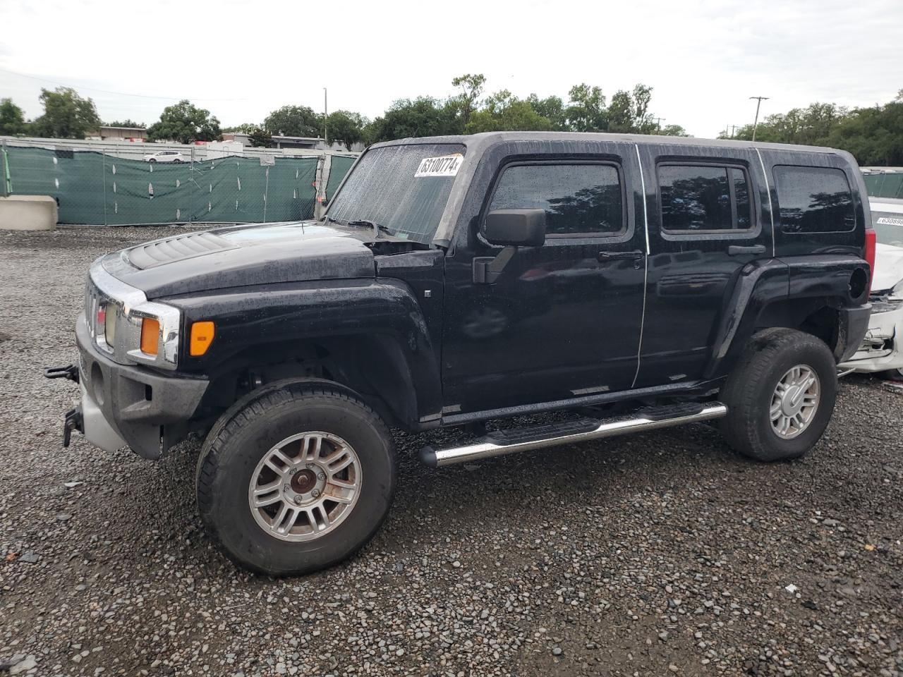 HUMMER H3 2009 black 4dr spor gas 5GTEN13E098103480 photo #1