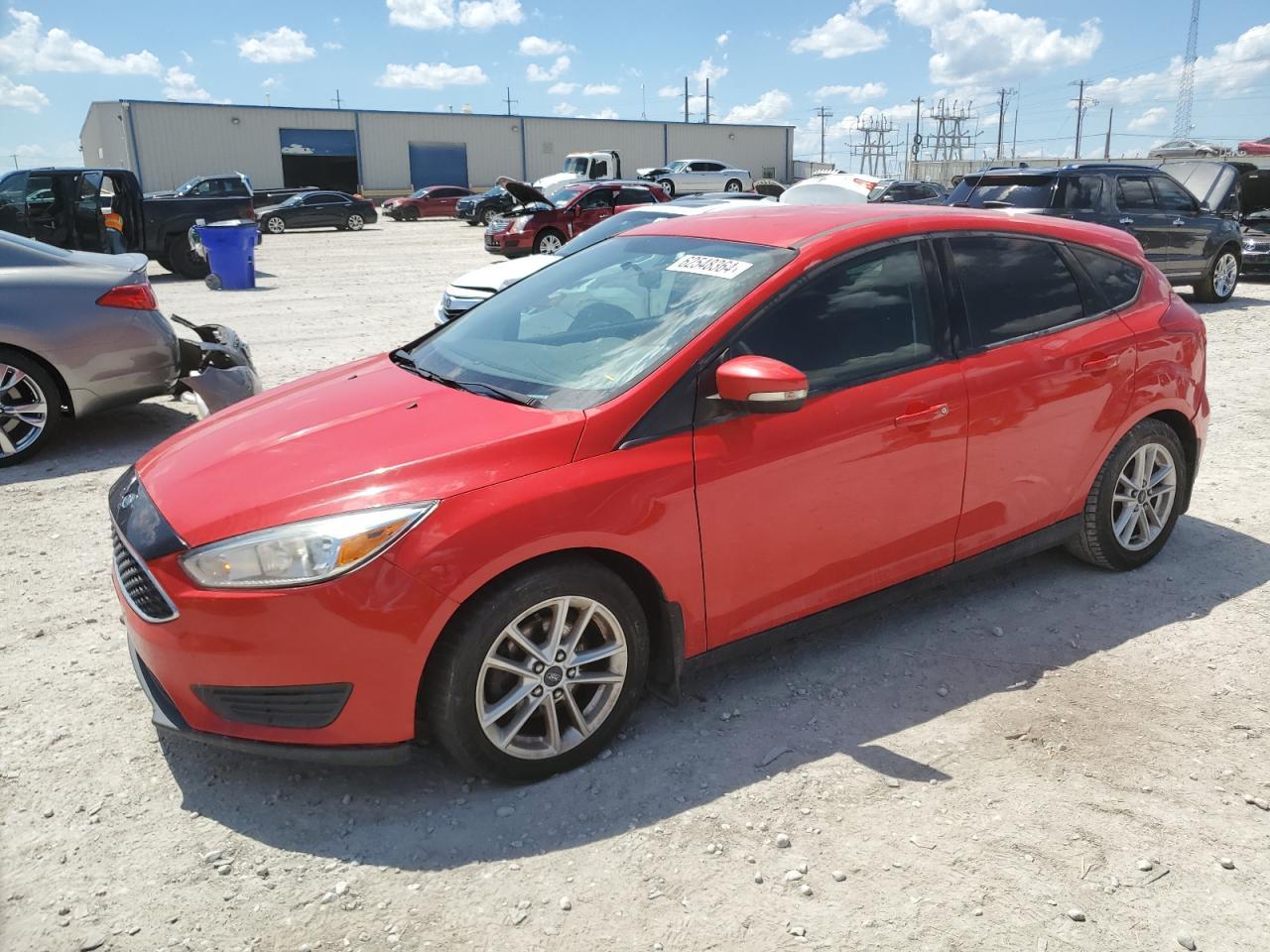 FORD FOCUS SE 2015 red  gas 1FADP3K25FL290567 photo #1