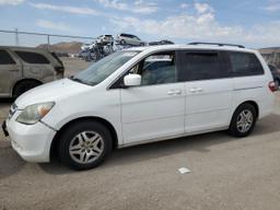 HONDA ODYSSEY EX 2007 white  gas 5FNRL38797B136396 photo #2