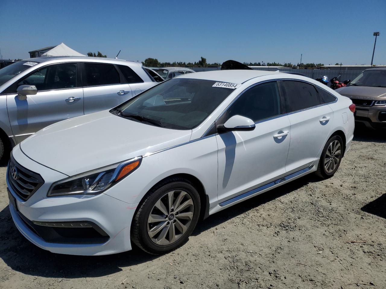 HYUNDAI SONATA SPO 2016 white sedan 4d gas 5NPE34AF4GH342491 photo #1