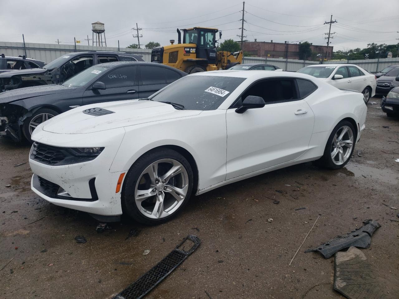 CHEVROLET CAMARO LT1 2022 white  gas 1G1FF1R74N0134394 photo #1