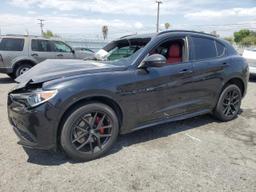 ALFA ROMEO STELVIO TI 2021 black  gas ZASPAKBN5M7D14022 photo #2