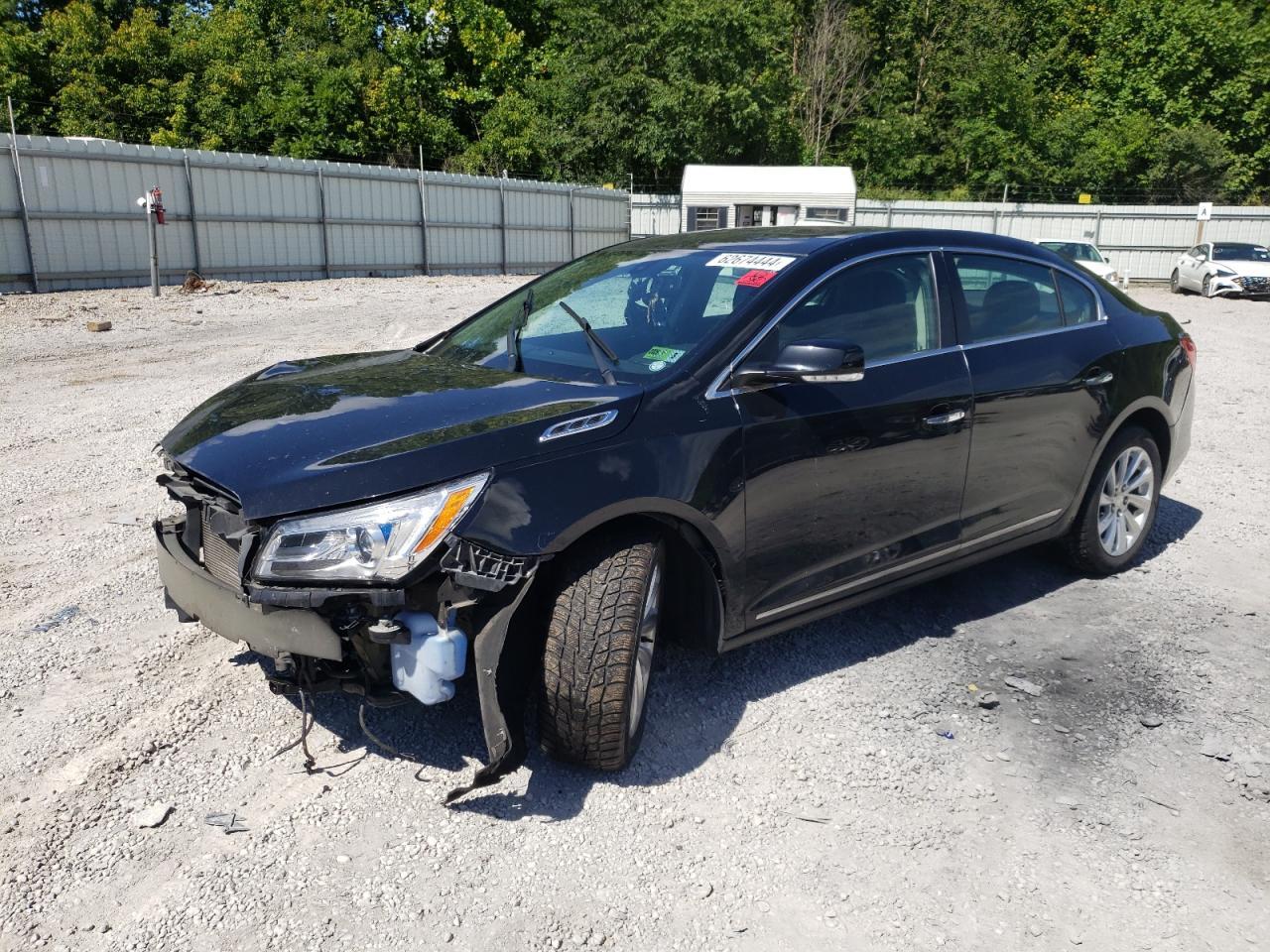 BUICK LACROSSE 2016 black sedan 4d gas 1G4GB5G36GF227153 photo #1