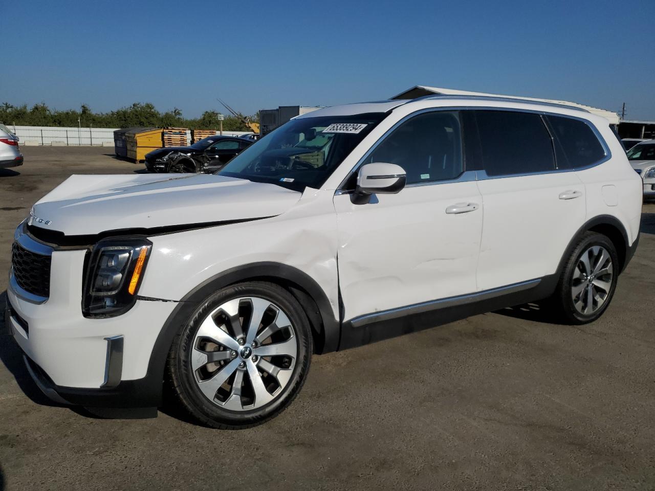 KIA TELLURIDE 2022 white  gas 5XYP34HCXNG258491 photo #1