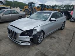 GENESIS G80 BASE 2018 silver  gas KMHGN4JE2JU251559 photo #2