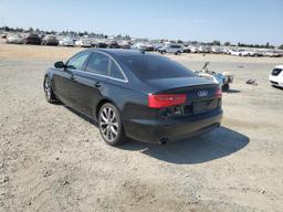 AUDI A6 PREMIUM 2013 black  gas WAUGFAFC5DN078543 photo #3