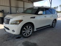 INFINITI QX56 2013 white 4dr spor gas JN8AZ2NC8D9330015 photo #2