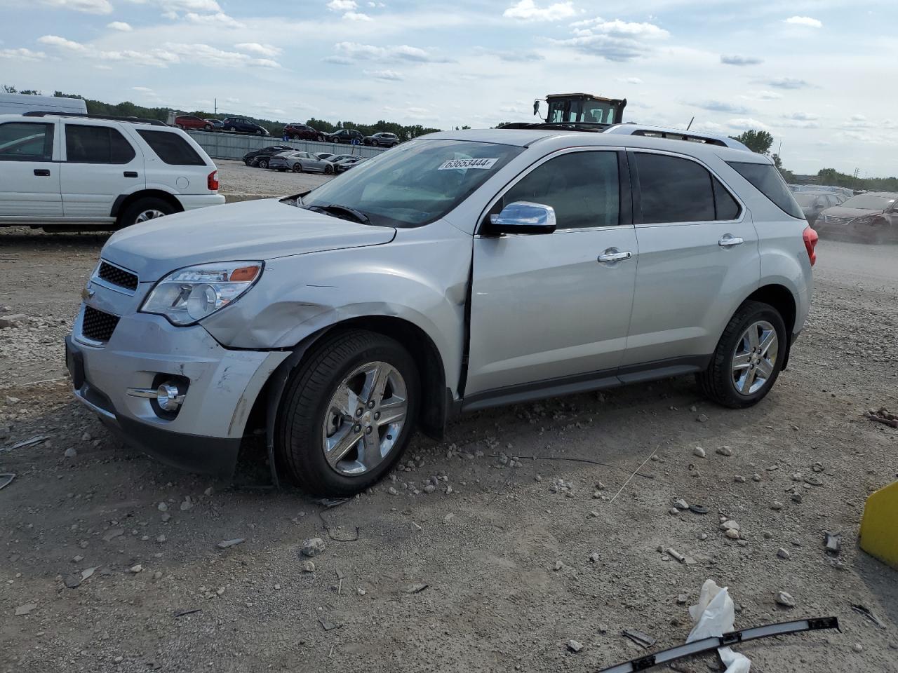 CHEVROLET EQUINOX LT 2014 silver 4dr spor flexible fuel 2GNFLHEK3E6377910 photo #1