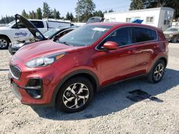 KIA SPORTAGE L 2020 maroon  gas KNDPM3AC1L7723431 photo #2