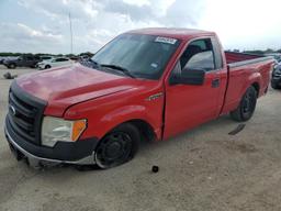 FORD F150 2013 red pickup flexible fuel 1FTMF1CM2DKG25580 photo #2