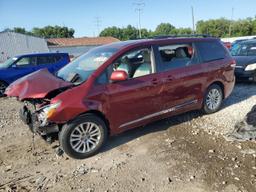 TOYOTA SIENNA XLE 2011 burgundy  gas 5TDYK3DC4BS101948 photo #2