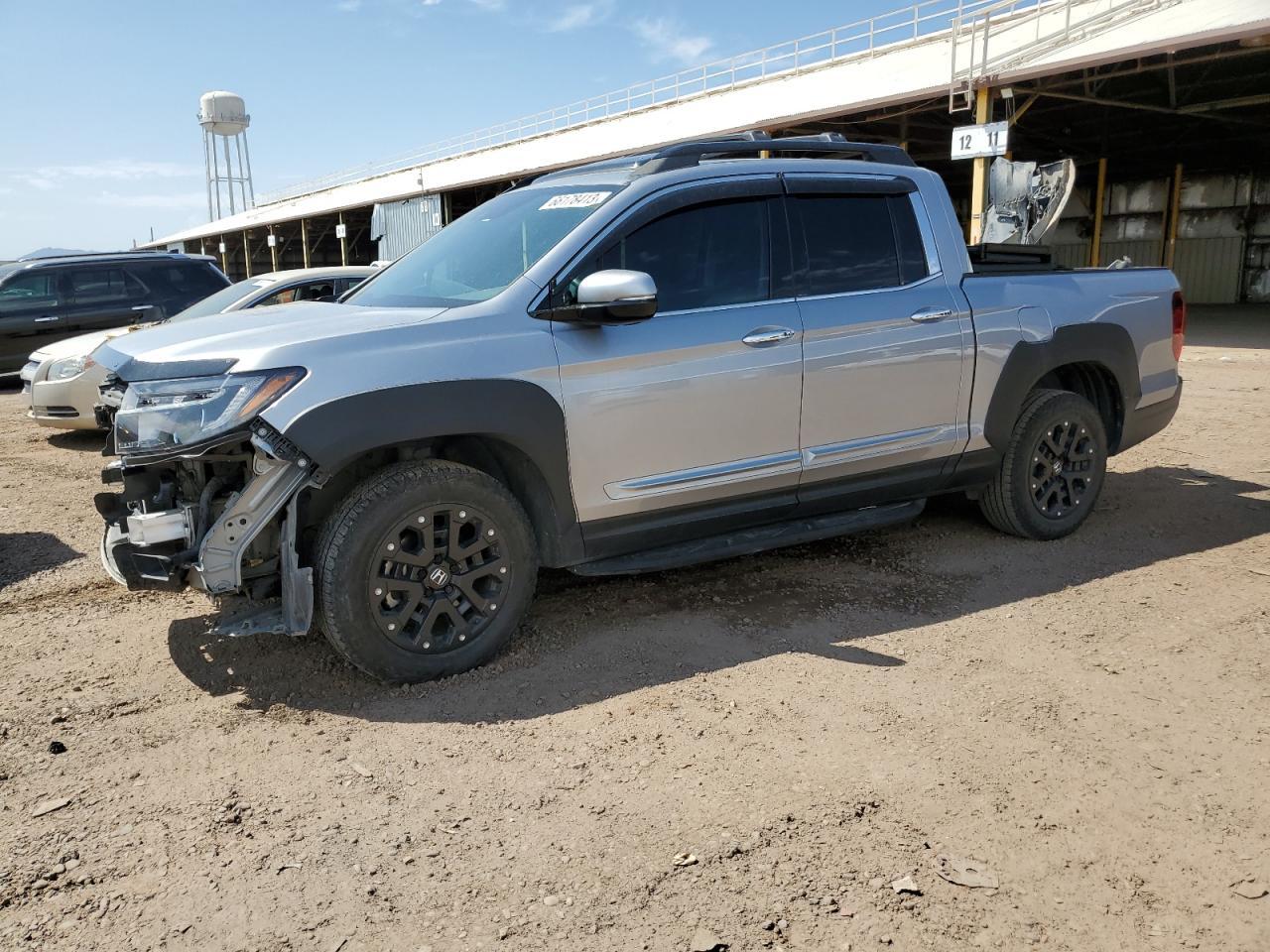 HONDA RIDGELINE 2021 silver  gas 5FPYK3F75MB008807 photo #1