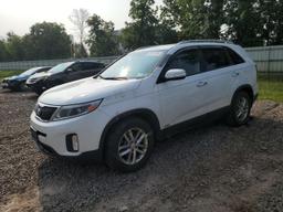 KIA SORENTO LX 2015 white  gas 5XYKTCA6XFG605778 photo #2