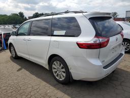 TOYOTA SIENNA XLE 2017 white  gas 5TDDZ3DC9HS169522 photo #3