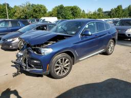 BMW X4 XDRIVE3 2019 blue  gas 5UXUJ3C59KLG54554 photo #2