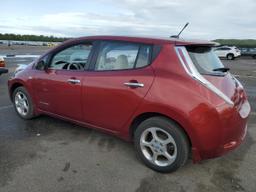 NISSAN LEAF SV 2012 red hatchbac electric JN1AZ0CPXCT026128 photo #3