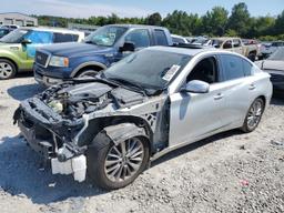 INFINITI Q50 LUXE 2018 silver  gas JN1EV7AP5JM362057 photo #2