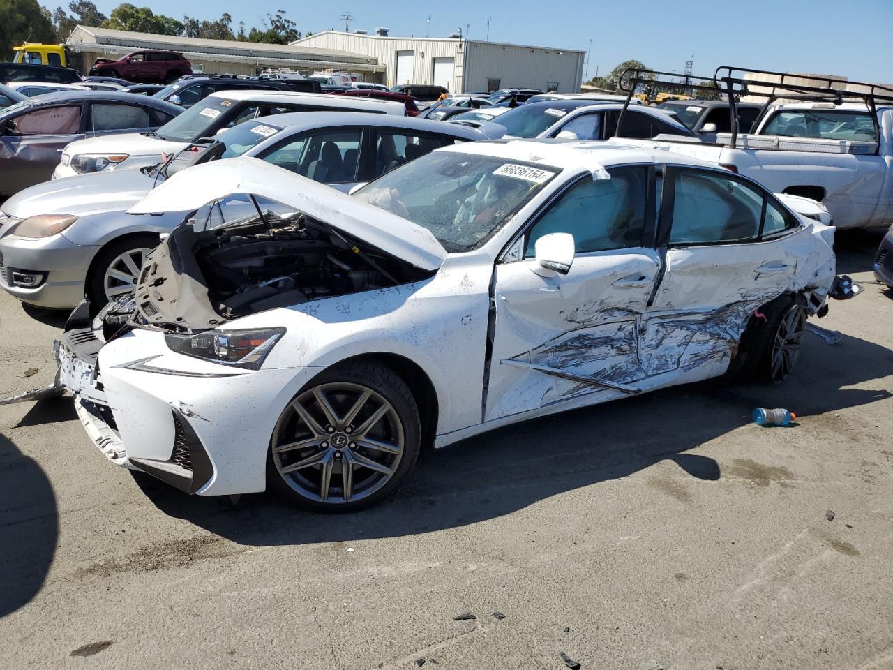 LEXUS IS 200T 2017 white  gas JTHBA1D25H5061560 photo #1