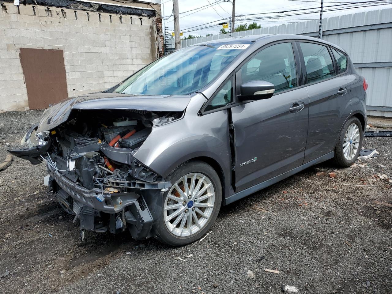 FORD C-MAX SE 2013 gray  hybrid engine 1FADP5AU9DL540226 photo #1