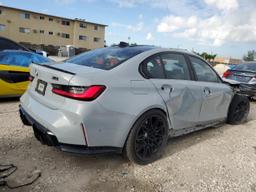 BMW M3 COMPETI 2021 gray  gas WBS33AY06MFL20384 photo #4