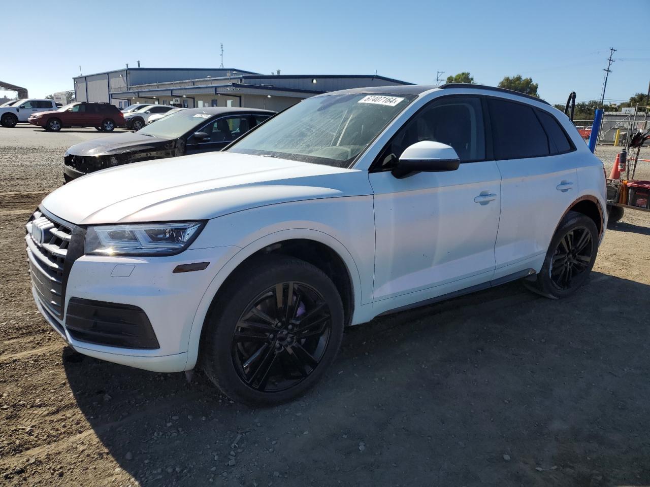 AUDI Q5 PREMIUM 2019 white  gas WA1BNAFY4K2124335 photo #1