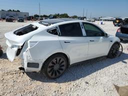 TESLA MODEL Y 2021 white  electric 5YJYGDEFXMF121600 photo #4