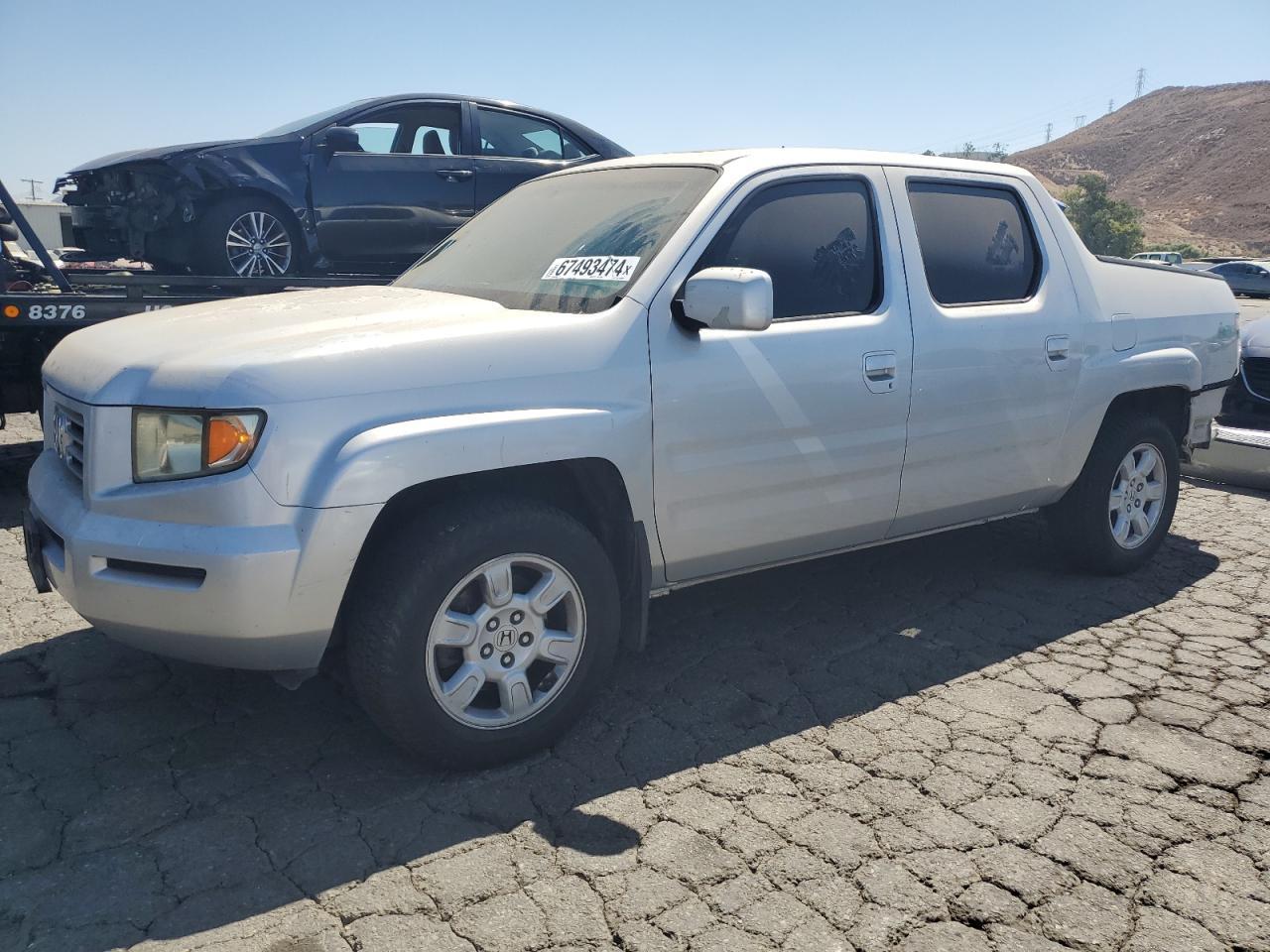 HONDA RIDGELINE 2007 silver  gas 2HJYK16577H526214 photo #1