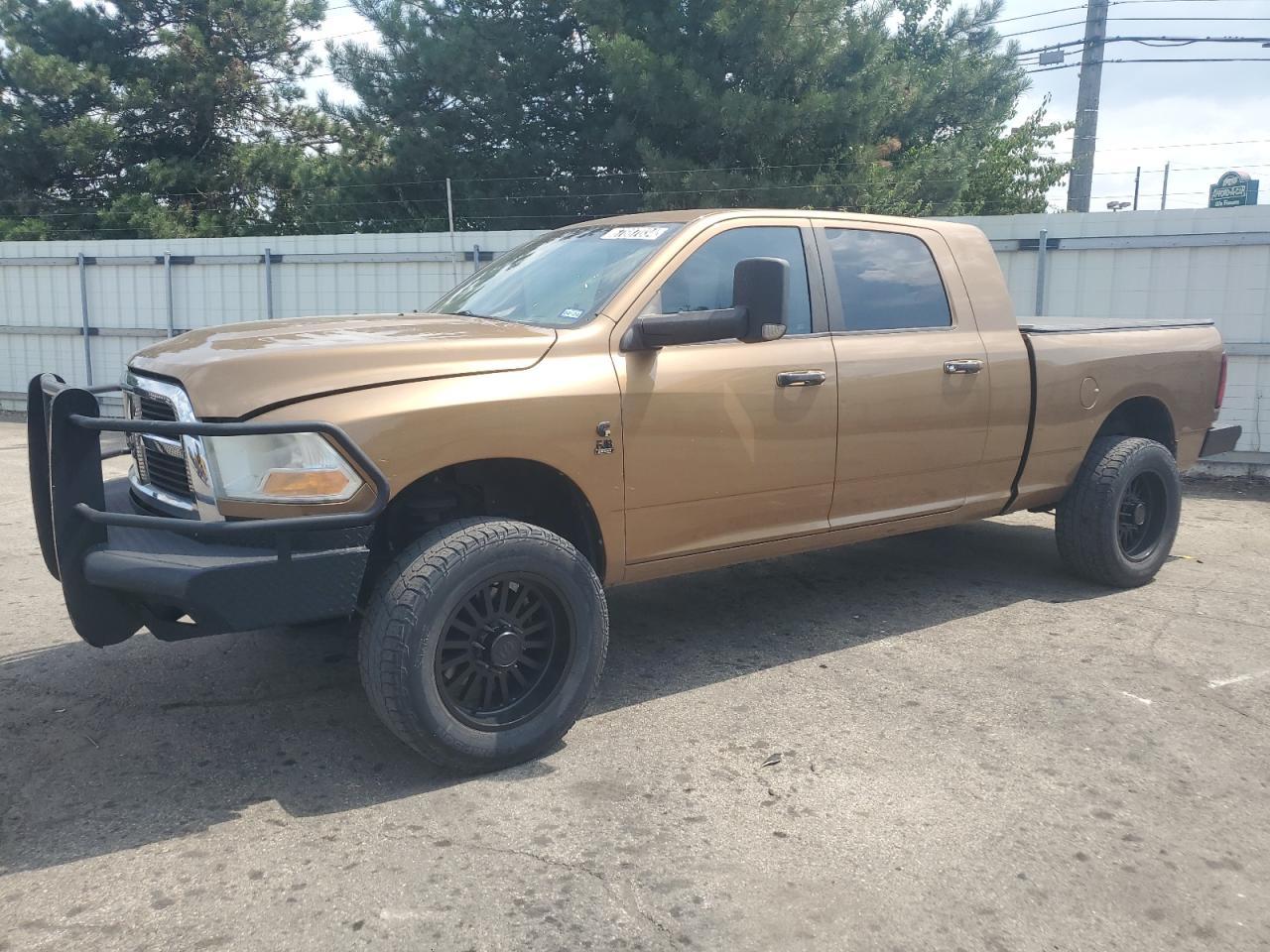 DODGE RAM 2500 S 2012 brown crew pic diesel 3C6UD5ML0CG106110 photo #1