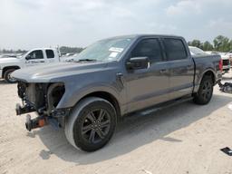 FORD F150 SUPER 2023 gray  gas 1FTEW1C56PKE22435 photo #2