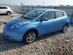 NISSAN LEAF SV 2012 blue  electric JN1AZ0CP0CT024856 photo #2