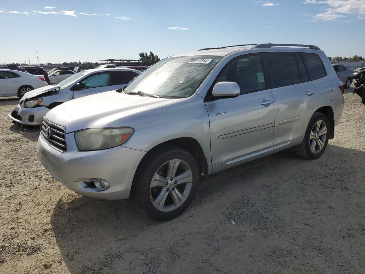 TOYOTA HIGHLANDER 2008 silver  gas JTEES43A282096415 photo #1