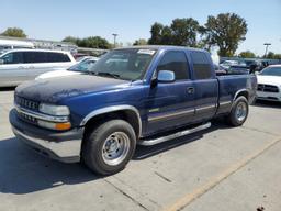 CHEVROLET SILVERADO 2001 blue  gas 2GCEC19V111367044 photo #2