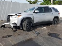 CHEVROLET TRAVERSE R 2019 silver  gas 1GNERJKW6KJ290669 photo #2