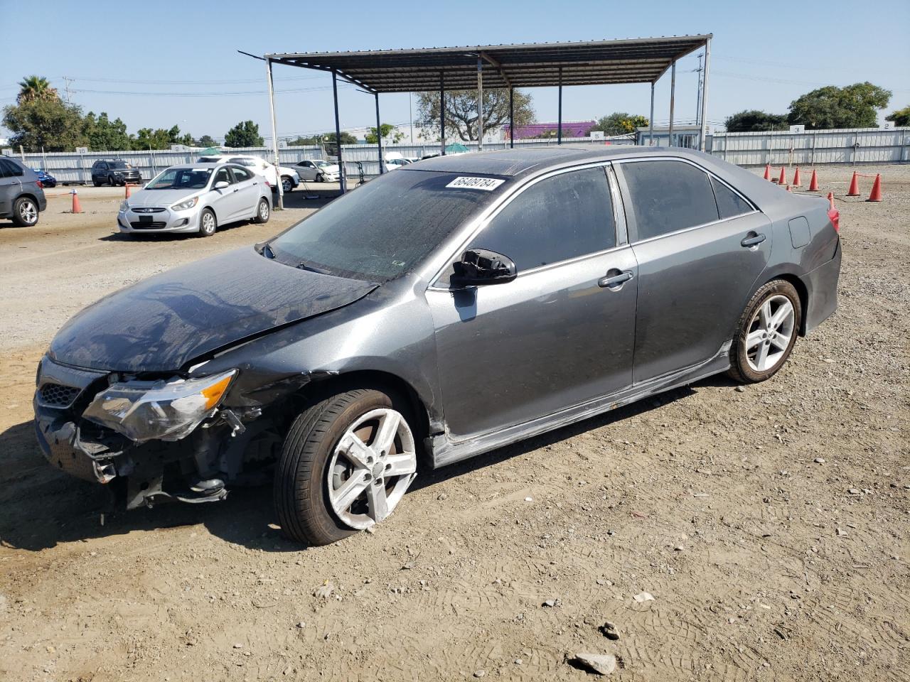 TOYOTA CAMRY BASE 2012 gray  gas 4T1BF1FK8CU568835 photo #1