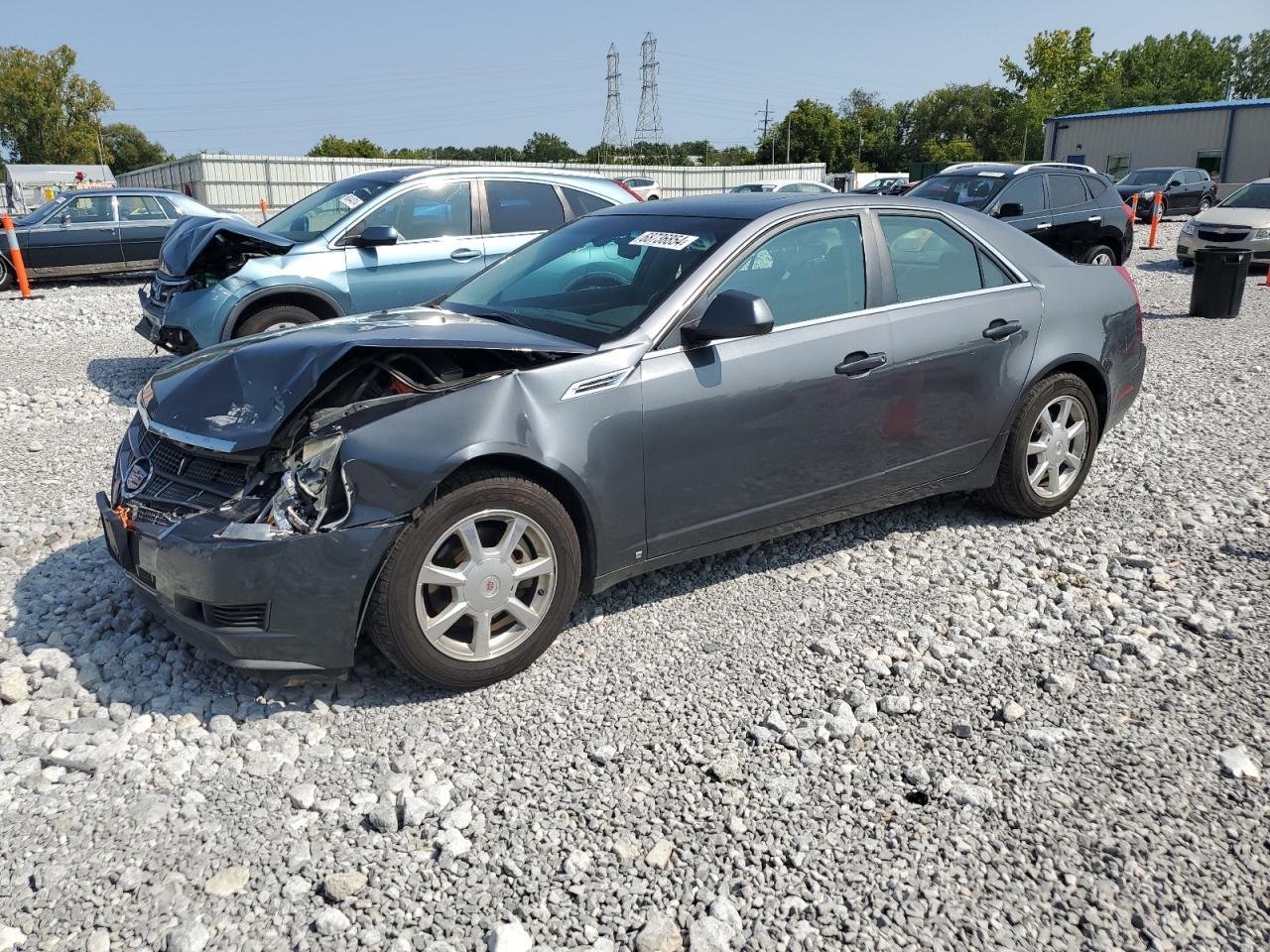 CADILLAC CTS 2008 gray  gas 1G6DF577480190108 photo #1