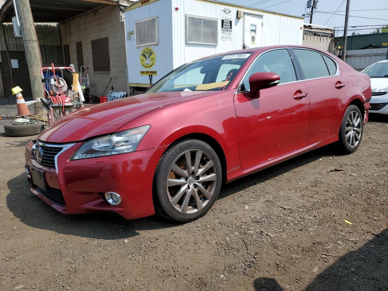 LEXUS GS 350 2013 red  gas JTHCE1BL1D5000902 photo #1