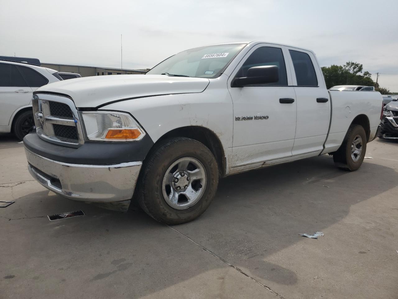 DODGE RAM 1500 S 2012 white crew pic gas 1C6RD6FP8CS112953 photo #1