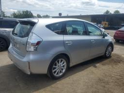 TOYOTA PRIUS V 2013 silver station hybrid engine JTDZN3EU9D3267700 photo #4