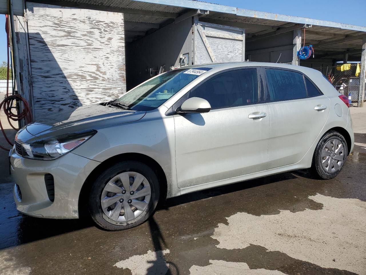 KIA RIO LX 2018 tan  gas 3KPA25AB6JE089349 photo #1