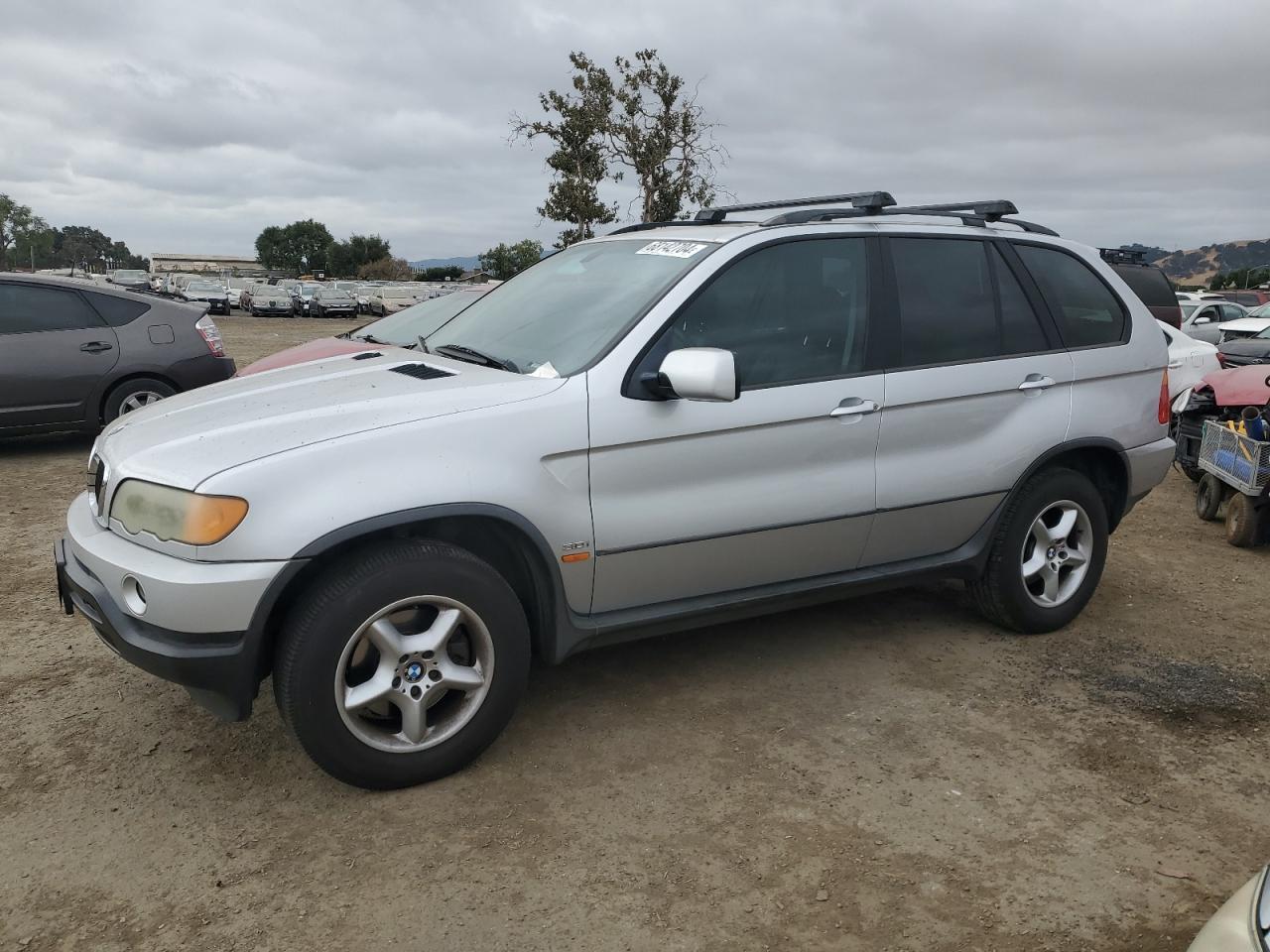 BMW X5 3.0I 2003 silver  gas 5UXFA53513LV82834 photo #1